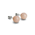 Pink Aventurine | .925 Sterling Silver | Gemstone Stud Earrings